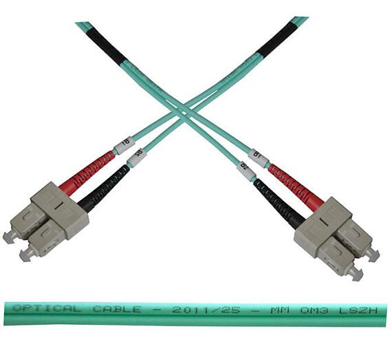 OEM optický patch kabel duplex SC-SC 50/125 MM 2m OM3