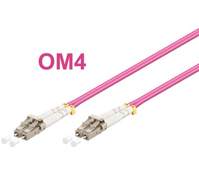 OEM optický patch kabel duplex LC-LC 50/125 MM 1m OM4