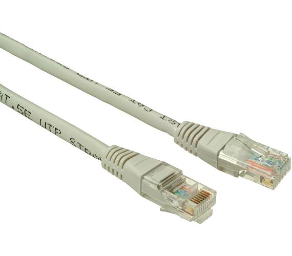 SOLARIX patch kabel CAT6 UTP PVC 5m šedý non-snag proof