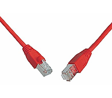 SOLARIX patch kabel CAT5E SFTP PVC 7m červený