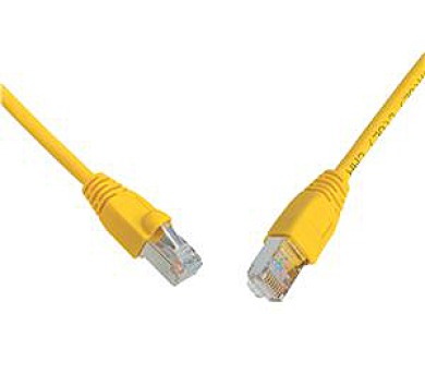 SOLARIX patch kabel CAT6 SFTP PVC 3m žlutý