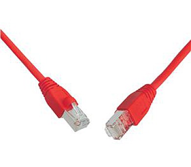 SOLARIX patch kabel CAT6 SFTP PVC 3m červený