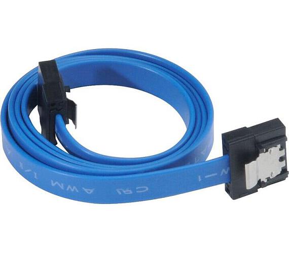 AKASA - Proslim 6Gb/s SATA3 kabel - 30 cm - modrý (AK-CBSA05-30BL)
