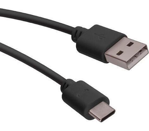 Forever Modern USB/USB-C 1m 2A černý