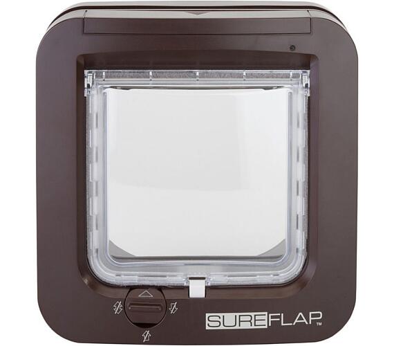Dvířka SureFlap s mikročipem pro kočky - hnědá SurePetcare + DOPRAVA ZDARMA