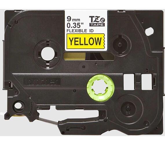 Brother páska TZe-FX621 9mm žlutá/černá laminovaná páska (TZEFX621)