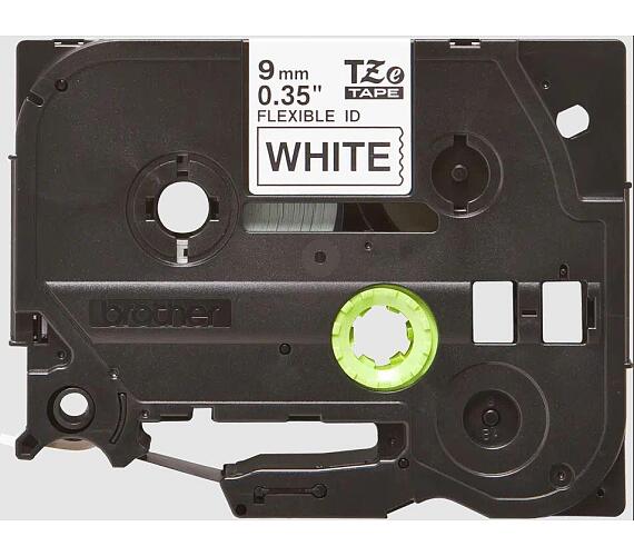 Brother páska TZe-FX221 9mm bílá/černá laminovaná páska (TZEFX221)