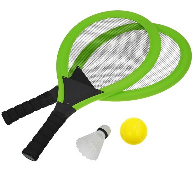 Ln tenis RULYT set zelen - rakety, mek, kok
