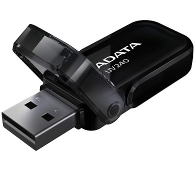 ADATA Flash disk UV240 32GB / USB 2.0 / černá (AUV240-32G-RBK)