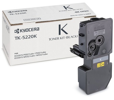 KYOCERA toner TK-5220K/ 1 200 A4/ černý/ pro M5521cdn/ cdw