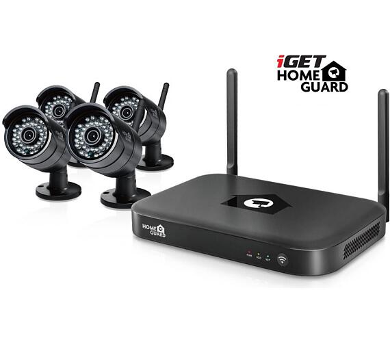 iGET HGNVK88304 - CCTV bezdrátový WiFi set FullHD 1080p