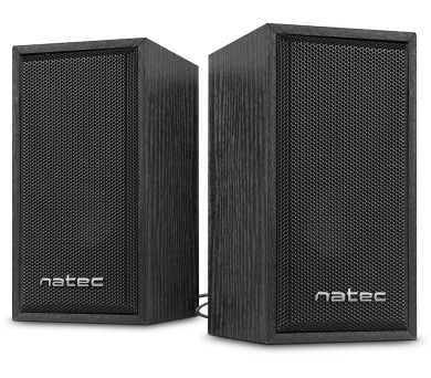 NATEC natec reproduktory PANTHER / Stereo / 6W / Černá (NGL-1229)