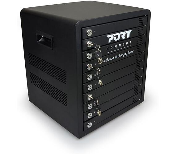 PORT CONNECT CHARGING CABINET 10 UNITS individual door lock + DOPRAVA ZDARMA