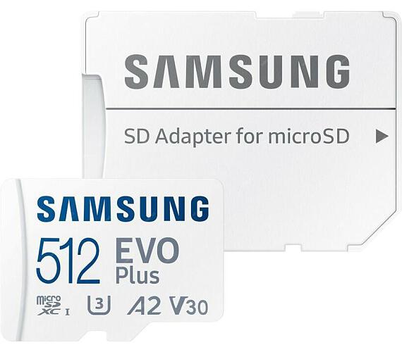 Samsung EVO Plus microSDXC 512GB + SD adaptér