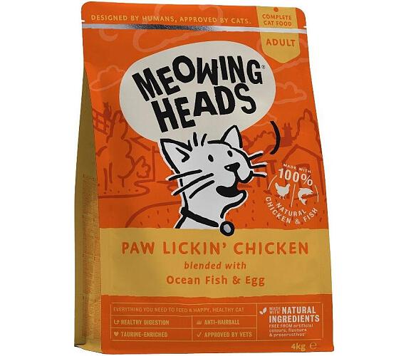 Meowing Heads Paw Lickin’ Chicken