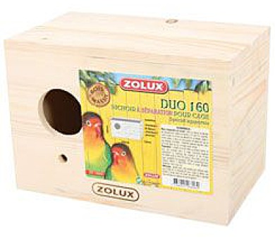 Budka pro ptáky do klece dřevěná 23cm Zolux
