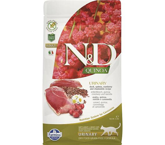 N&D Quinoa CAT Urinary Duck & Cranberry 300g