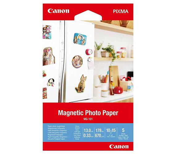 Canon MAGNETIC PHOTO PAPER MG-101 4x6 (5) (3634C002)