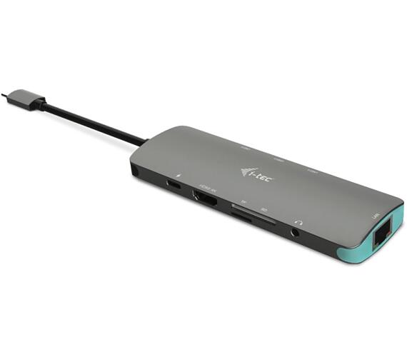 I-TEC dokovací stanice USB-C Metal/ Nano Dock/ 4K UHD 3840×2160/ 3x USB 3.0/ HDMI/ LAN + Power Delivery 100 W (C31NANODOCKLANPD)