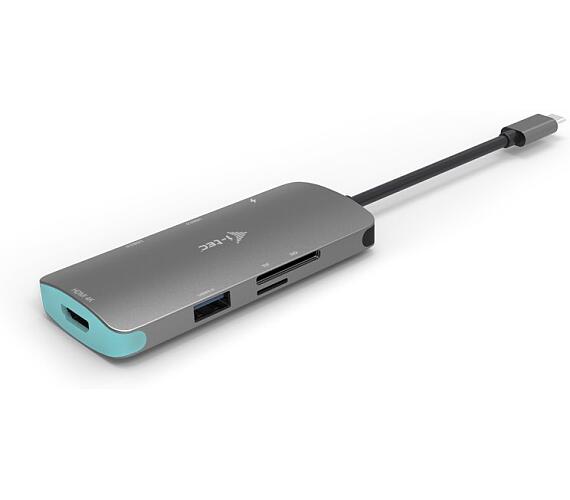 I-TEC dokovací stanice USB-C Metal/ Nano Dock/ 4K UHD 3840×2160/ 3x USB 3.0/ HDMI + Power Delivery 60 W (C31NANODOCKPD)