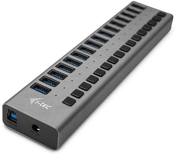 I-TEC USB 3.0 nabíjecí HUB 16 Port + napájecí adaptér 90 W (U3CHARGEHUB16)