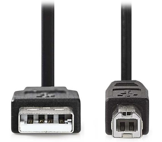 NEDIS kabel USB 2.0/ zástrčka USB-A - zástrčka USB-B/ k tiskárně apod./ černý/ 2m (CCGP60100BK20)