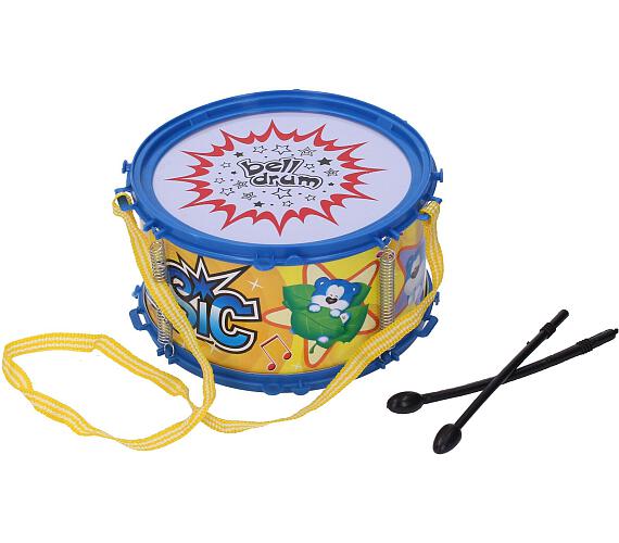 Bubínek plast 16x9cm s popruhem a paličkami v sáčku