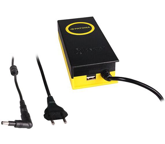 PATONA napájecí adaptér k ntb/ 19,5V/4,7A 90W/ konektor 4,8x1,7mm/ + výstup USB (PT2628)