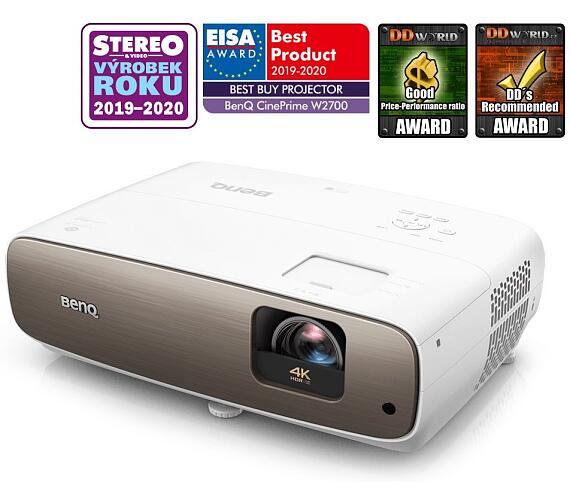 BENQ W2700 4K UHD/ DLP projektor/ HDR/ 2000ANSI/ 30.000:1/ 2x HDMI/ USB (9H.JKC77.37E)