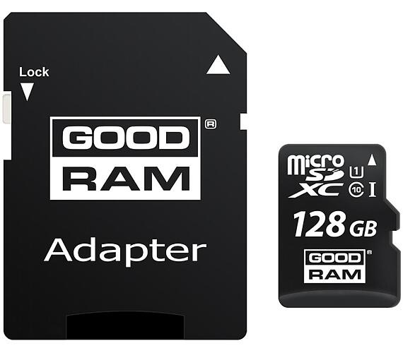GOODRAM MicroSDXC 128GB CL10 UHS1+adap
