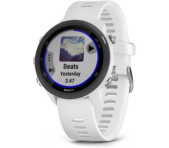 Garmin běžecké GPS hodinky Forerunner 245 Music Optic White (010-02120-31)