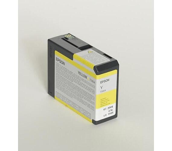 Inkoustov npl Epson T580400, 80ml originln - lut