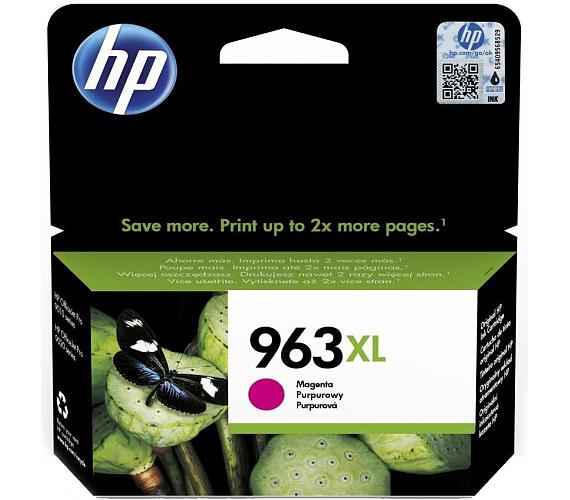 HP Inkoustová náplň 963XL purpurová (magenta