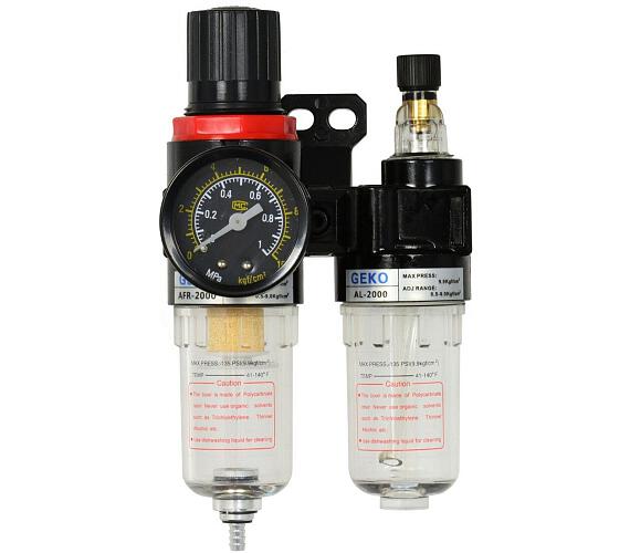 Regulátor tlaku s filtrem a manometrem a přim. oleje