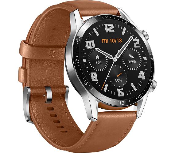 HUAWEI Watch GT2 Brown Leather Strap + DOPRAVA ZDARMA