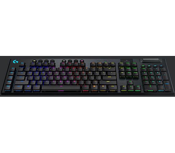 Logitech klávesnice Gaming G915 LightSpeed Linear/ bezdrátová/ lineární spínače/ US - černá (920-008962)