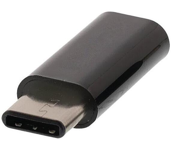 NEDIS USB 2.0 adaptér/ Typ-C zástrčka – Micro B zásuvka/ černá (CCGP60910BK)