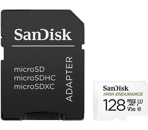 Sandisk sanDisk High Endurance microSDXC 128GB + adaptér (SDSQQNR-128G-GN6IA)