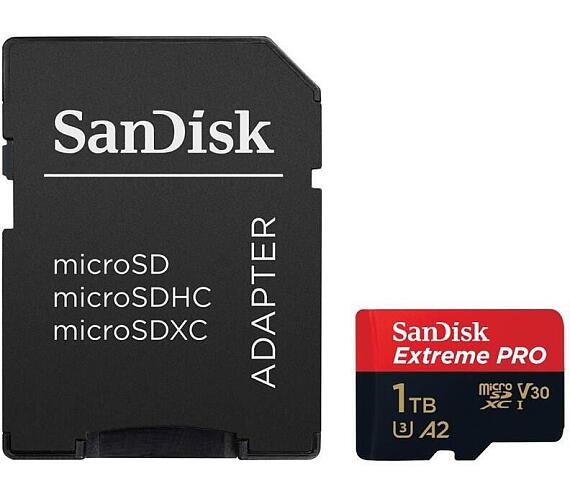 Sandisk Extreme Pro microSDXC 1TB 170MB/s + ada. (SDSQXCZ-1T00-GN6MA) + DOPRAVA ZDARMA