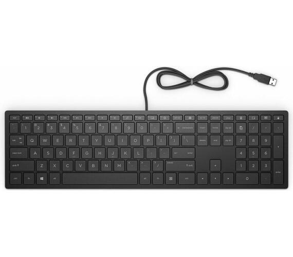 HP Pavilion Keyboard 300/Drátová USB/SK-Layout/Černá (4CE96AA#AKR)