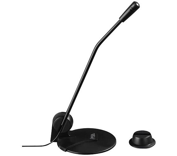 Hama stolní mikrofon CS-461/ 3,5 mm jack/ plast/ černý (139902)