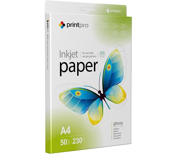 COLORWAY fotopapír Print Pro lesklý 230g/m2/ A4/ 50 listů (PGE230050A4)