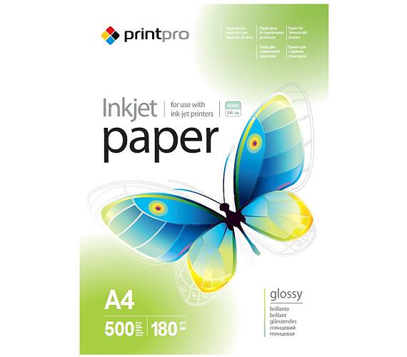 COLORWAY fotopapír Print Pro lesklý 180g/m2/ A4/ 500 listů (PGE180500A4)