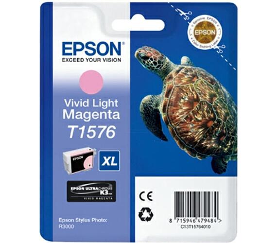 Inkoustov npl Epson T1576, 25,9ml originln - erven