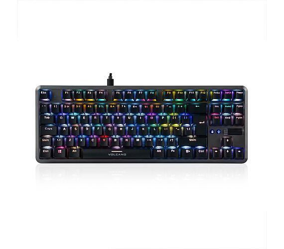MODECOM VOLCANO LANPARTY 2 PLUS RGB drátová mechanická herní klávesnice (GATERON Blue)