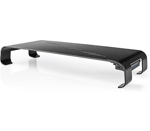 Monitor Stand / Ergonomie: Yes / Maximální nosnost: 18 kg / Univerzální / Šířka: 520 mm / Hloubka: 210 mm / USB hub / Nastavitelná výška: Ne + DOPRAVA ZDARMA