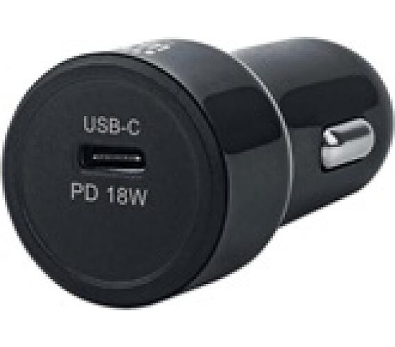 Manhattan USB-C nabíječka do auta Power Delivery Car Charger – 18 W