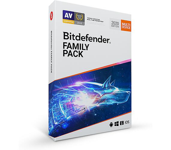 Bitdefender Family pack 2020 pro 15 zařízení na 1 rok + dárek Xiaomi Mi Band 3 (FP01ZZCSN1215LEN_BOX)