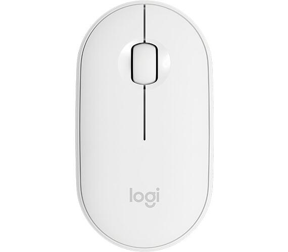 Logitech Pebble M350 Wireless Mouse - OFF-WHITE - 2.4GHZ/BT - EMEA - CLOSED BOX (910-005716)