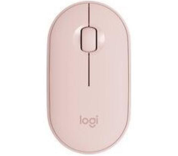 Logitech Pebble M350 Wireless Mouse - ROSE - 2.4GHZ/BT - EMEA - CLOSED BOX (910-005717)